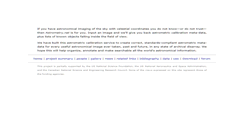 Desktop Screenshot of oldforum.astrometry.net