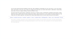 Desktop Screenshot of live.astrometry.net